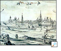 1735 - Jihovýchodní panorama města