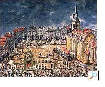 1790 - Uvítání plukovníka Wolfa