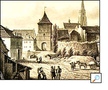 1843 - Saská brána