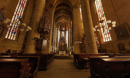 Virtuální prohlídka katedrály sv.Bartoloměje se spustí v novém okně