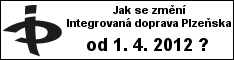 Portál k Integrované dopravě Plzeňska se otevře v novém okně