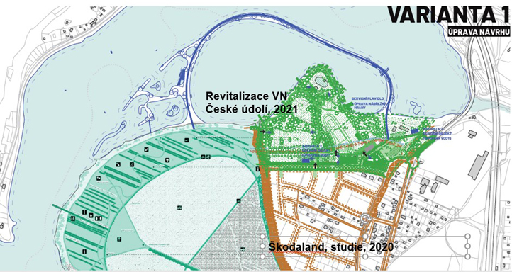 Revitalizace vodní nádrže České údolí - návrh