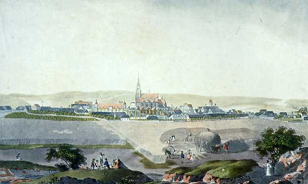 1814 - Jižní panorama města