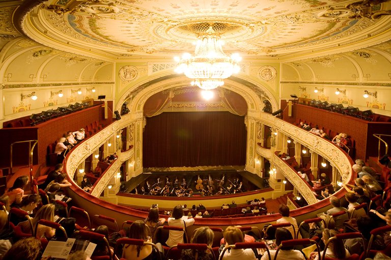 Jeviště Velkého divadla Divadla J. K. Tyla v Plzni