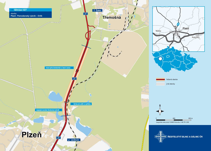Zahájení stavby silnice I/27 v úseku Třemošenský rybník - Orlík