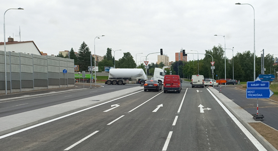 Nová část východního okruhu je průjezdná bez omezení