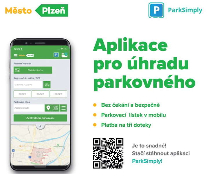 Aplikace pro úhradu parkovného