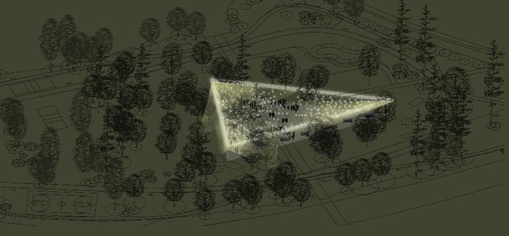 Vizualizace budoucí podoby parku