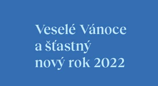Veselé Vánoce a šťastný nový rok 2022