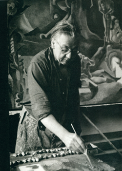 Malíř Vladimír V. Modrý (zdroj foto: Archiv J. Modrého)