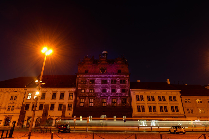 Plzeňská radnice 13. února 2023 (fotografie: M. Pecuch)