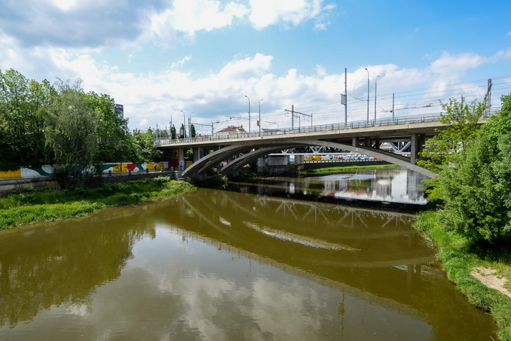Most Milénia v Plzni, tisková konference (fotografie: M. Pecuch)